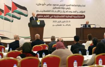 محمد مصطفى خلال المؤتمر