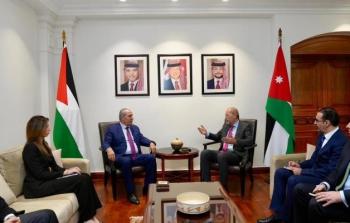 لقاء حسين الشيخ وأيمن الصفدي