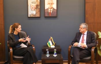 لقاء وزير الأشغال مع مديرة مكتب الأمم المتحدة لخدمات المشاريع