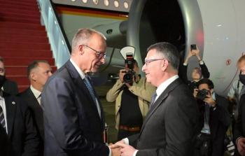 المستشار الألماني يصل إسرائيل