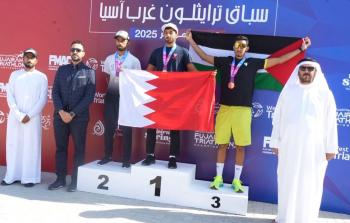 فلسطين تنتزع البرونزية في أول بطولة ترايثلون