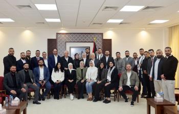 من لقاء الرئيس عباس مع وفد الشبيبة الفتحاوية