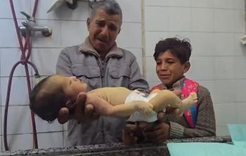 وفاة طفل رضيع في دير البلح بسبب البرد القارس