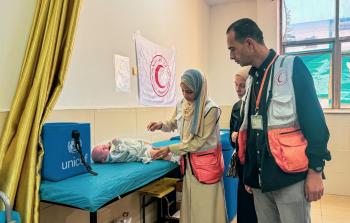 الهلال الأحمر يعلن مشاركته في حملة التطعيم الاستدراكية في قطاع غزة