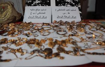 استعادة 3 كيلو غرامات من الذهب المسروق