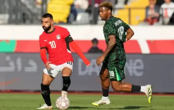 من مباراة مصر ونيجيريا اليوم