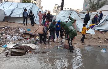 بلدية غزة: نعمل على مدار الساعة لتصريف مياه الأمطار