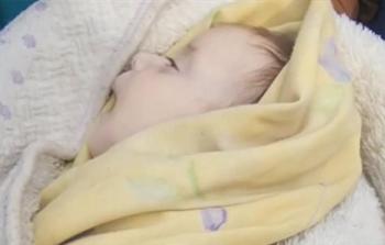 وفاة الرضيعة شذا أبو جراد نتيجة البرد القارس