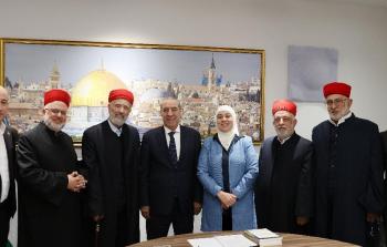 حسين الشيخ يستقبل وفداً من الطائفة السامرية ويؤكد على وحدة النسيج الوطني