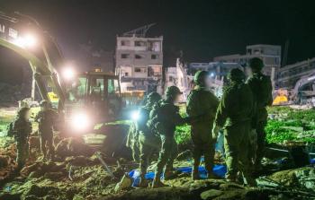 من عمليات البحث عن جثة ران غفيلي