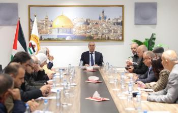 لقاء حسين الشيخ مع وفد من مؤسسات المجتمع المدني والأهلي