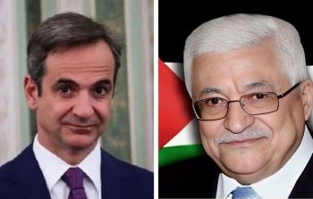 الرئيس عباس ورئيس الوزراء اليوناني