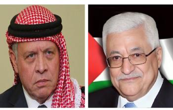 الرئيس عباس والعاهل الأردني