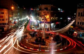 شوارع رام الله ليلا - تعبيرية