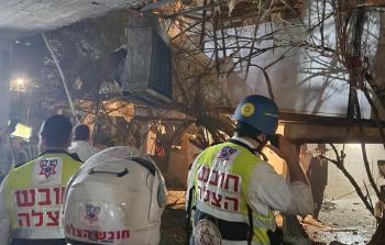 من آثار القصف الإيراني الأخير على تل أبيب