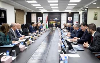 الحكومة الفلسطينية - جلسة مجلس الوزراء