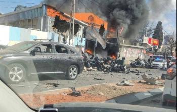 سقوط صواريخ إيرانية على تل أبيب