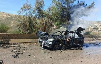 قصف مركبة جنوب لبنان - أرشيفية