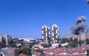 سقوط صاروخ على بئر السبع