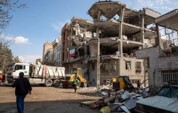 آثار القصف في إيران - تعبيرية