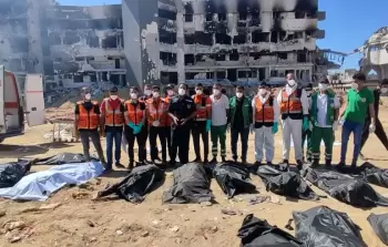 مجمع الشفاء الطبي بغزة تعرض لانتهاكات فظيعة وعثر فيه على مقابر جماعية لفلسطينيين قتلهم الاحتلال