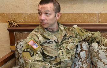 اللواء جاسبر جيفيرز، قائد قوة الاستقرار الدولية في قطاع غزة