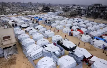 الخيام في قطاع غزة