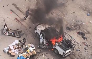 غزة: 4 شهداء بينهم طفل في قصف استهدف مركبة وسط المدينة