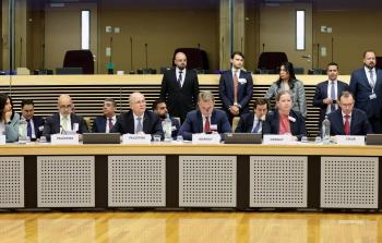 محمد مصطفى في اجتماع المانحين