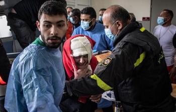 مصابون جراء القصف على لبنان