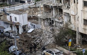 أضرار في مبانٍ بتل أبيب عقب هجوم إيراني