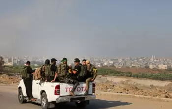 عناصر القسام خلال تنفيذ هجوم السابع من أكتوبر