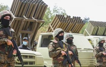 حزب الله يعلن استهداف منطقة الكريوت شمال حيفا برشقة صاروخية