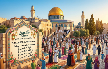 موعد صلاة عيد الاضحى 2026 في فلسطين وتوقيت الساحات والمحافظات
