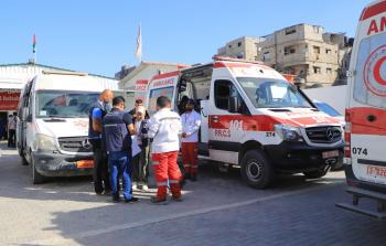 الهلال الأحمر الفلسطيني ينفذ عملية إجلاء جديدة