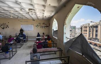 مدرسة في قطاع غزة