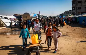 أزمة المياه في غزة - تعبيرية