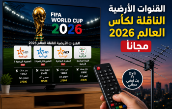 القنوات الأرضية الناقلة لكأس العالم 2026 مجانا