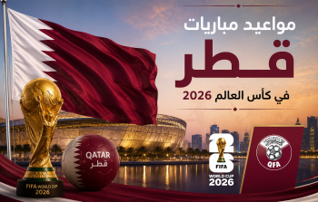 مواعيد مباريات قطر في كأس العالم 2026 بتوقيت الدوحة