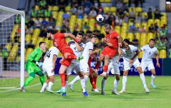 منتخب فلسطين يتعادل سلبا مع قرغيزستان