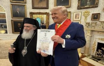 تفاصيل اجتماع بطريرك القدس مع ترامب