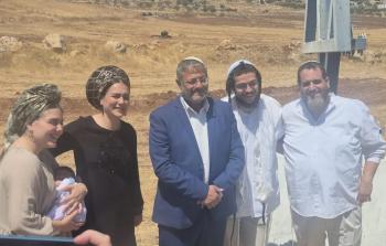 بن غفير يقتحم رفقة مستوطنين قرية المغير شمال شرق رام الله