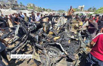غزة - اغتيال مدير الأمن الداخلي ومرافقه بقصف مركبة بدير البلح