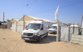 سيارات الإسعاف في قطاع غزة