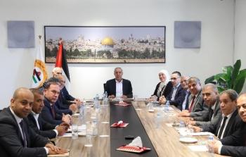 اجتماع حسين الشيخ مع محافظي المحافظات الشمالية