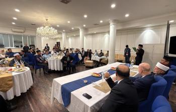الهباش ومفتي القدس يلتقيان علماء وطلاب علم في إندونيسيا