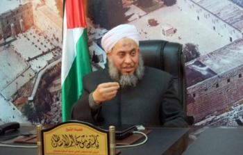 الرئيس العام للمجلس العلمي للدعوة السلفية بفلسطين الشيخ ياسين الأسطل
