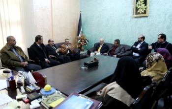 لقاء بين وزارة التعليم بغزة ومسئول ألماني
