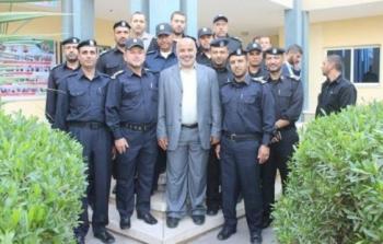 خلال زيارة أبو نعيم لشرطة رفح