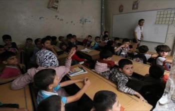 مدرسة في مخيم اليرموك -ارشيفية-